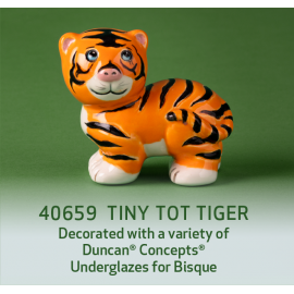 Ceramic Bisque Tiny Tot Tiger Ceramic Bisque Tiny Tot Tiger
